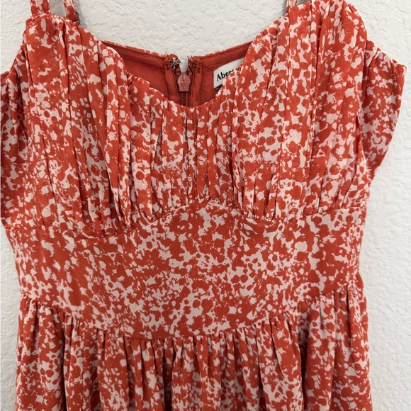 Abercrombie Orange Midi Dress - Picture 7 of 7